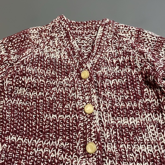 Handmade Knit Cardigan Sweater - Picture 2 of 3